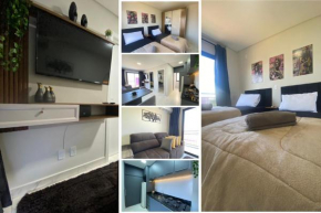 Stúdio de 1 Quarto, Wifi 500mb, Condominio com Elevador, 1 Vaga de Garagem, Cozinha Completa - Indicado para Grupos, Hospedes a Trabalho, Família e Pets